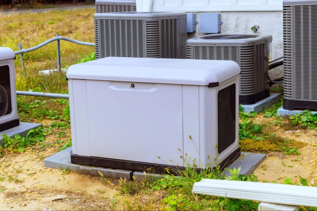 Standby generator installed beside a Meridian, ID home by All 4 You Electrical.